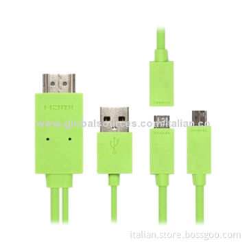MHL USB to HDMI Adapter Cable for Samsung Galaxy S3, iPhone, 1.5 to 3m Length